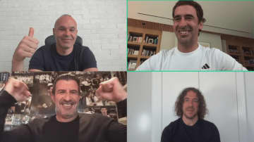 エル・クラシコOB戦もバチバチに？！ ラウールがイニエスタ包囲網を宣言…元レアルの久保建英にも言及