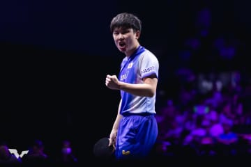 張本智和 宇田幸矢に国際大会4連勝！逆転でフルゲーム制し16強入り【卓球 WTTモンペリエ】