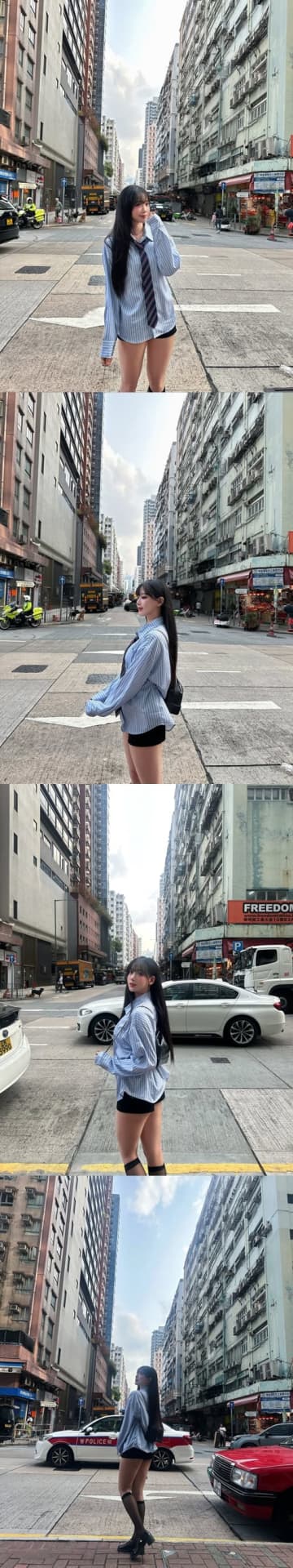 “美太もも”を大胆に丸見せ…韓国プロ野球チア、超ミニ短パンのプライベートSHOTで視線強奪【PHOTO】