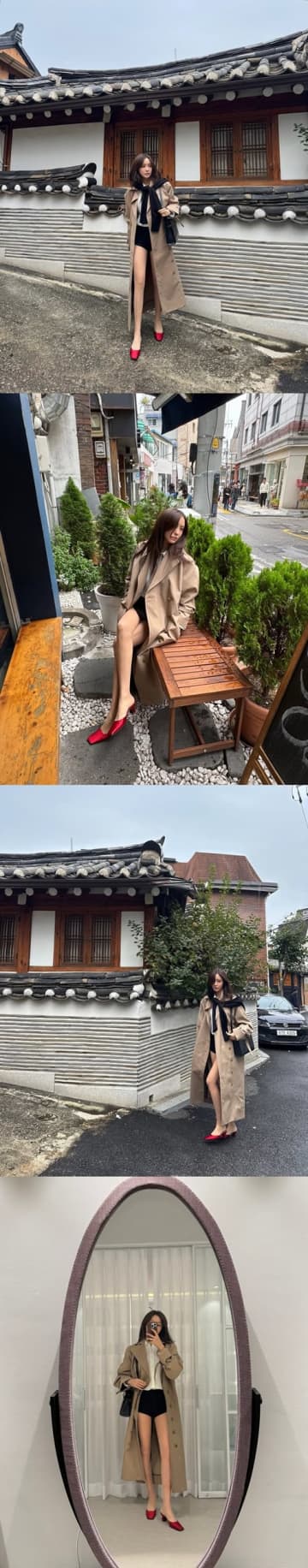 「体の半分以上が脚」元Jリーガーとも交際の韓国長身アイドル、ミニパンツから伸びる脚線美が異次元【PHOTO】