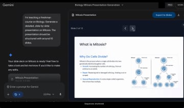 「Gemini」アプリのCanvasからプレゼンテーション資料を自動で生成可能に/近日中にiOS/Androidでも利用可能