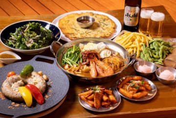 忘・新年会はこれで決まり！「おふろcafe ハレニワの湯」が韓国料理＆温浴付きの超お得な宴会プランを期間限定販売！