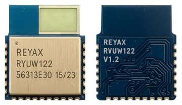 REYAX製UWB高精度測位モジュール「RYUW122」の輸入販売を2025年11月に開始　工事設計認証取得済みUltra Wide Band通信利用の測位モジュール