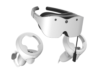 シャープ、VRグラス「Xrostella VR1」発表　有線接続で6DoF対応