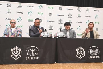 【DDT】MAO＆KANONが飯野雄貴＆納谷幸男からKO-Dタッグ王座奪取宣言！「このベルト獲ってDDT盛り上げようぜ！」