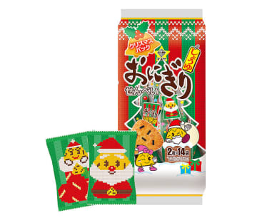 マスヤ「おにぎりせんべい」 クリスマスパック限定発売