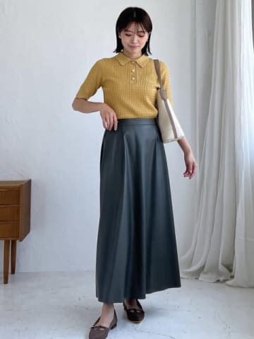 秋はレザースカートでおしゃれに差をつける！ちょっぴり辛口フェミニン♡大人可愛い旬コーデ5選