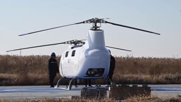 中国黒竜江省ハルビン市の無人機メーカー、大型無人ヘリの初飛行に成功