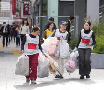 「ごみ拾いワールドカップ」東京で開催　競技通じ環境保護啓発