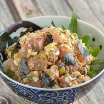 【ブリのお刺身はこうやって食べてみるべし】「おかわりまだある？」「こっちの方が好きかも」切って和えるだけなのにリピ確定！簡単アレンジレシピ