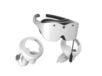 シャープ、小型VRグラス「Xrostella VR1」発表　スマホやPCと接続　クラファンで支援募る