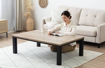 冬だけじゃない！ オールシーズン対応のミニマルこたつテーブルがタンスのゲンから