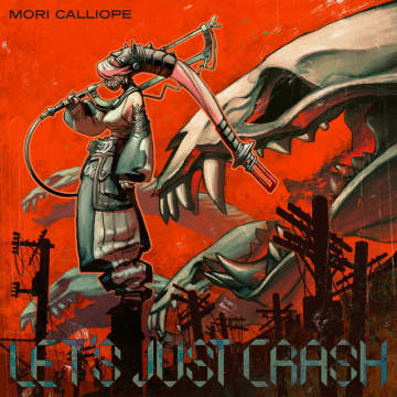 Mori Calliope、新曲「LET'S JUST CRASH」ジャケットは『ガチアクタ』裏那圭の描き下ろし