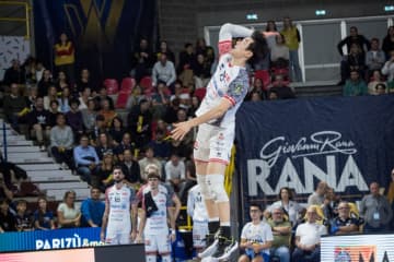 ミラノがヴェローナにストレート負け… 先発出場の大塚達宣は5得点【セリエA男子】