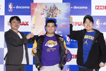 ジェラードン、“NBA愛”全開！『NBA docomo』開幕戦イベントで会場を沸かす