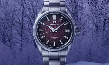 夜明けの樹氷を描いた文字盤と新開発スプリングドライブキャリバーを搭載する「グランドセイコー エボリューション9 コレクション」限定