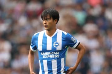 三笘薫、田中碧との対決はお預けか？　ブライトン指揮官「代表ウィーク前には彼の姿を見ることができると思う」