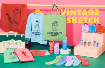 セサミストリートマーケットから新シリーズ「VINTAGE SKETCH」発売！懐かしくて新しい魅力