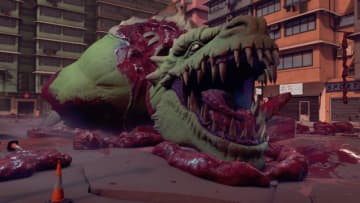 怪獣退治の後始末をするお掃除シム『Kaiju Cleanup - 怪獣クリーナー』ゲームプレイ映像！怪獣を解体し、圧縮してゴミ処理場へ