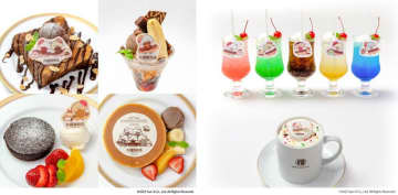 【丸福珈琲店×すみっコぐらし】かわいいコラボメニューが続々♡注文するともらえるノベルティも要チェック。