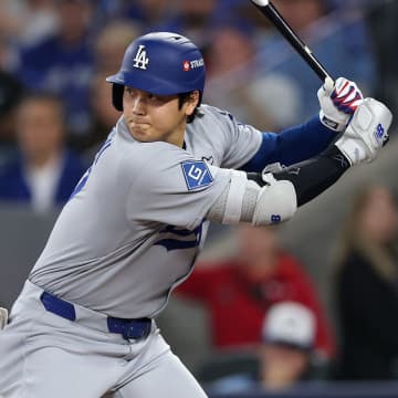 大谷翔平のWS第６戦・第４打席は２ベースヒット。打たされた感じも打球が伸びる【ブルージェイズ戦】