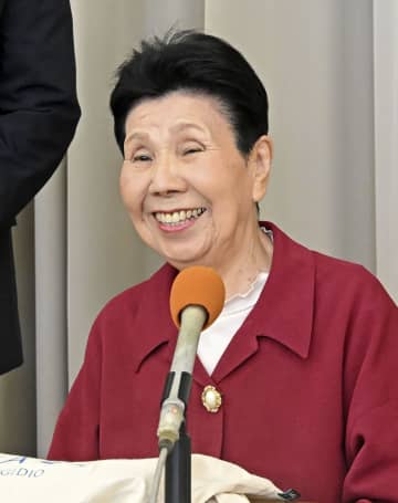 袴田ひで子さん、スピーチに満足　ローマで死刑廃止訴え