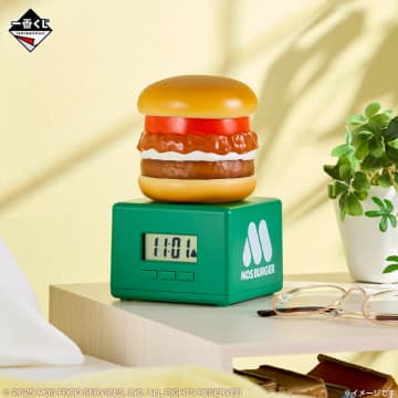 「モスバーガー」一番くじ第2弾がユニーク！ラストワン賞の時計は店舗で流れる音がアラームに