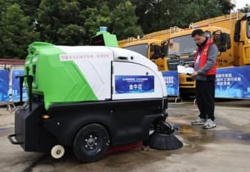 無人道路清掃車コンテスト開催、スマート清掃が都市生活へ―四川省成都市