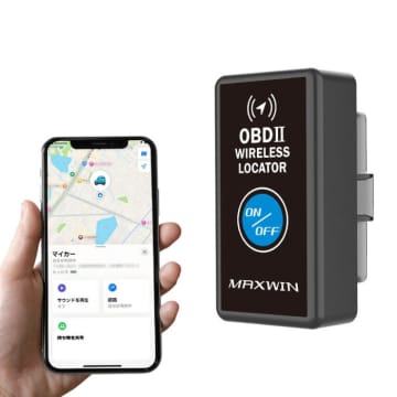 MAXWIN、車の位置をiPhoneで確認　電池不要トラッカー「OBD2-DW10」発売