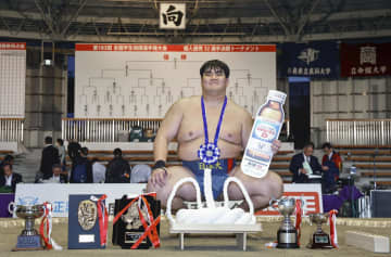 日体大3年の杉本が学生横綱　全国学生相撲選手権