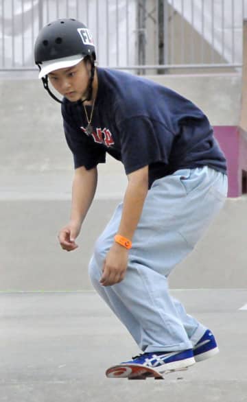 スケボー、松本雪聖が予選首位　ストリート日本選手権