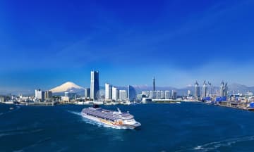 クルーズ船「ノルウェージャン・サン」横浜初入港　3日朝に、太陽のマークが特徴