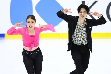 【フィギュア】紀平梨花が笑顔の実戦復帰　アイスダンスデビュー戦で「明るい未来が見えてきた」