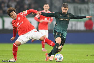 佐野海舟と菅原由勢の対決は痛み分け…マインツが終盤に追いつかれリーグ戦5試合ぶりの白星逃す