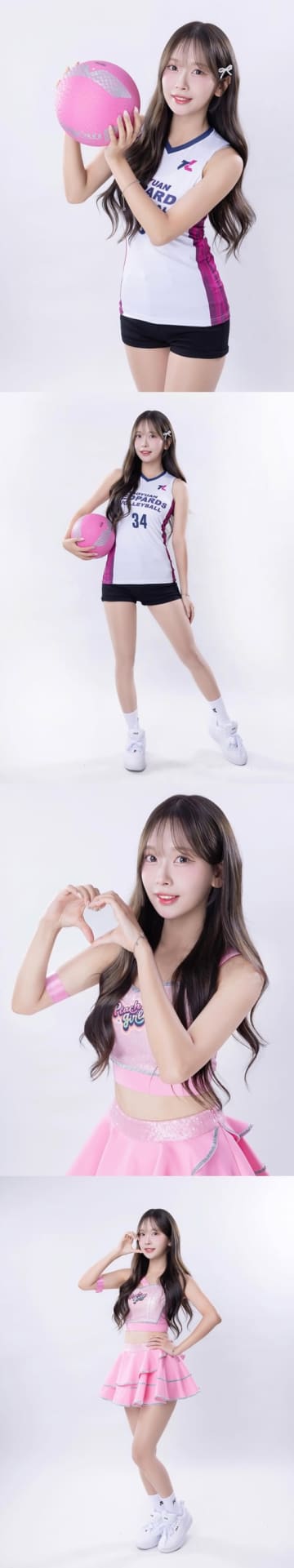 健康的な美脚に目が行く…韓国の21歳チアガール、大胆ホットパンツ衣装でファンを魅了！【PHOTO】