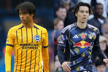 三笘薫と田中碧が廊下で“再会”　止まらない談笑30分…対決実現せずも“裏”で笑顔絶えず