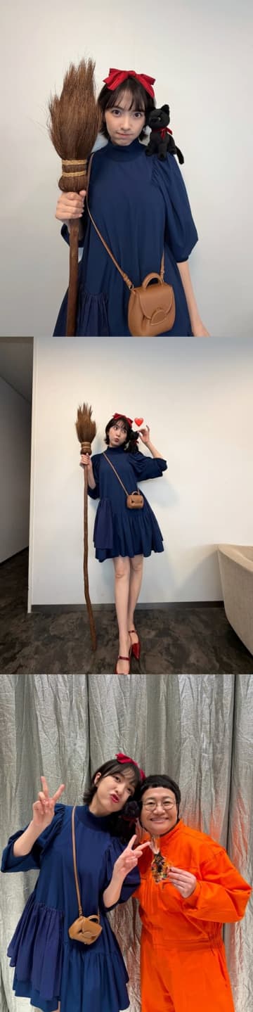 KARA・ジヨン、“スラリ美脚”のミニ丈コスプレSHOTに視線集中！愛らしいビジュアルでファン魅了【PHOTO】