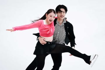 紀平梨花、アイスダンスデビュー「楽しく滑れた」　“りかしん”初陣RDは59.61点で2位