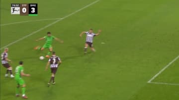 「忍者」町野修斗、待望の今季ブンデスリーガ初ゴール「湘南の時を思い出す」折り返しのボールを背後から抜けてズドン！豪快ダイレクトシュートの瞬間