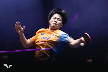 快進撃の18歳・松島輝空が地元フランス勢に快勝で4強入り　張本美和&橋本帆乃香はフルゲームの激闘も力尽きる【WTTチャンピオンズ・モンペリエ】