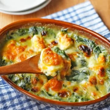 【ほうれん草×ゆで卵で作る冬の絶品グラタン！】「毎日食べたい」おかわり確定の絶品ほうれん草レシピ3選