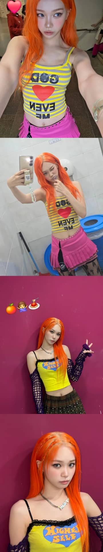 「え？髪が薄くなったと思った」LE SSERAFIM・チェウォンの大胆すぎるヘアスタイル、一部から心配の声も【PHOTO】