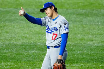 真美子夫人が“最終決戦”を観戦　大谷翔平が先発…ド軍夫人会がSNSを更新