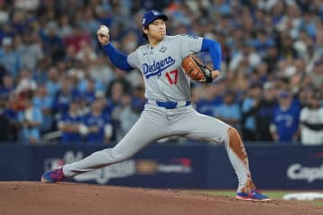 3ラン被弾、大谷翔平は「全力を出し切った」　ロバーツ監督がゲレーロJr.敬遠の意図を説明