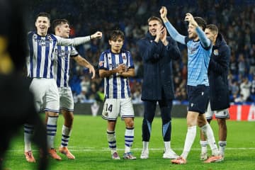 復帰の久保建英は“幻アシスト”、熱狂ダービーでレアル・ソシエダがビルバオに劇的勝利