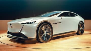 【JMS 2025】マツダ：今度こそ本物か!? 510馬力ターボ・ロータリー搭載「ヴィジョン X-クーペ」に世界が熱狂