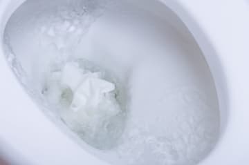 流したトイレから『トイレットペーパーが逆流してくる』3つの原因とは？解決する方法も