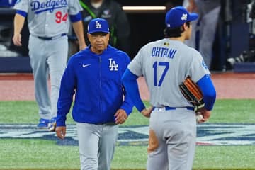 大谷翔平は「全てを出し尽くしてくれた」　ロバーツ監督“擁護”も…「変化球にキレが」