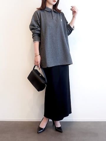 みんな持ってる黒ロングスカートが着こなし次第で見違えるほどおしゃれになる♡秋冬お手本コーデ