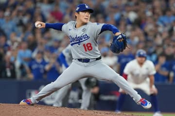 山本由伸、驚異のWS3勝目で胴上げ投手に　延長11回も続投…前日96球から「中0日」